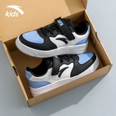 安踏童鞋儿童板鞋男童鞋秋季新款小白鞋中大童官方正品运动鞋女童