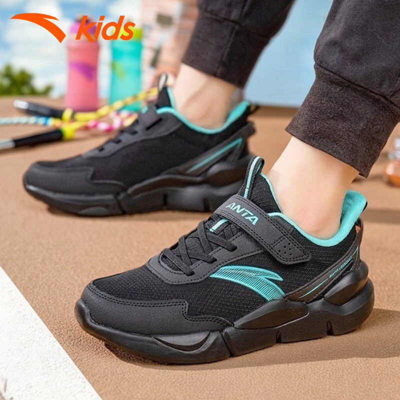 安踏童鞋男童运动鞋大童2026春季网面透气鞋子魔术贴皮面儿童跑鞋,童鞋/婴儿鞋/亲子鞋,运动鞋,淘宝优惠券,粉丝福利购,淘宝优惠卷