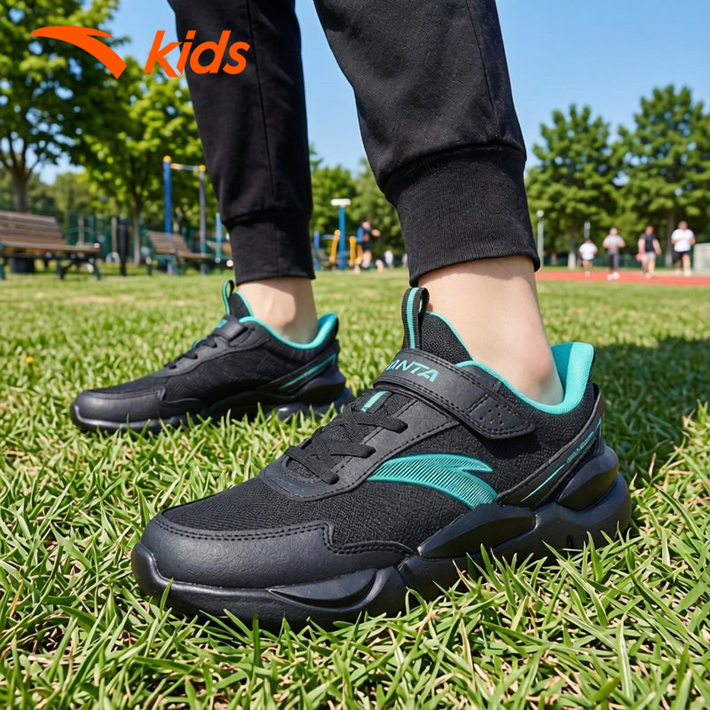 安踏童鞋男童运动鞋大童2026春季网面透气鞋子魔术贴皮面儿童跑鞋,童鞋/婴儿鞋/亲子鞋,运动鞋,淘宝优惠券,粉丝福利购,淘宝优惠卷