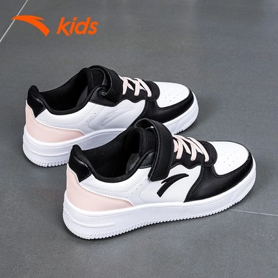 安踏童鞋儿童板鞋男童鞋秋季新款小白鞋中大童官方正品运动鞋女童