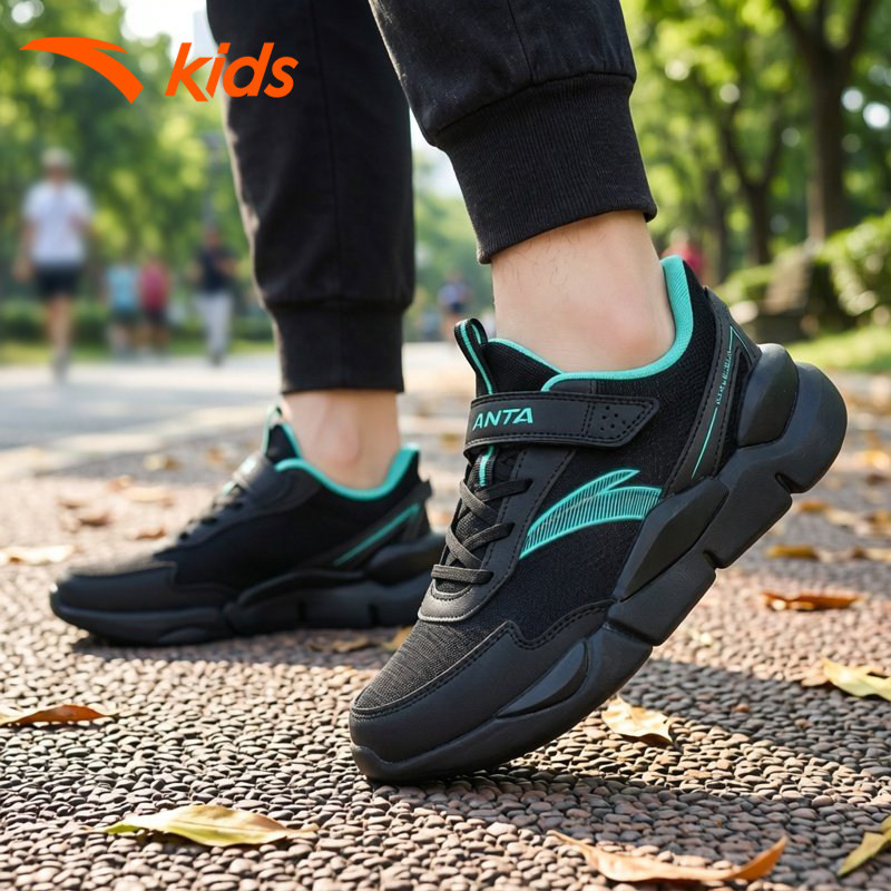 安踏童鞋男童运动鞋大童2026春季网面透气鞋子魔术贴皮面儿童跑鞋,童鞋/婴儿鞋/亲子鞋,运动鞋,淘宝优惠券,粉丝福利购,淘宝优惠卷