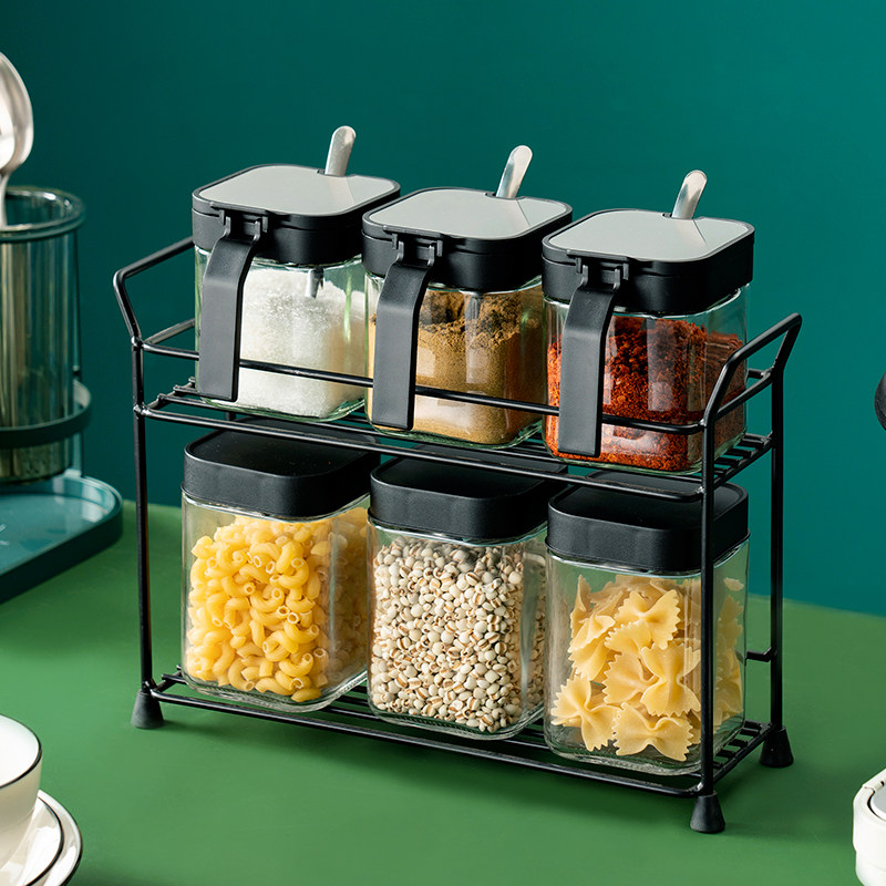 onlycook household Glass Cruet Seasoning Box suit Seasoning Bottle Shelf kitchen Canister Shelfin the Kitchen/Cooking utensils , Kitchen Gadgets/Kitchen storage , Storage jars/Kitchen storage containers , Seasoning bottles  category - from Buy2taobao.com to provide professional Taobao agent buy service