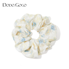 DODOGOGO晕染大肠发圈森系高级简约百搭发绳扎马尾皮筋肥肠头绳发
