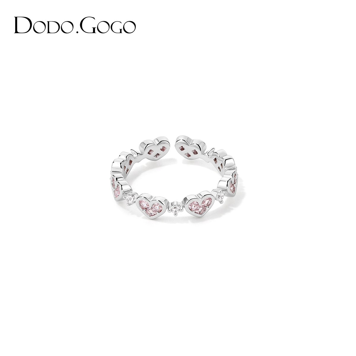 dodogogo爱心设计感戒指