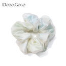 可爱大肠发圈高级感气质发饰品 DODOGOGO欧根纱纯色发圈女简约时尚