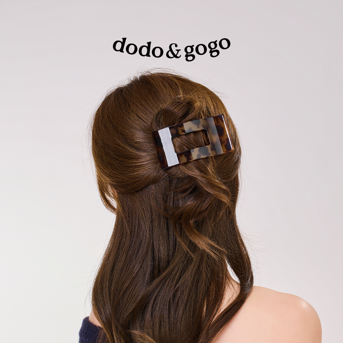 DODOGOGO复古豹纹鲍鱼夹