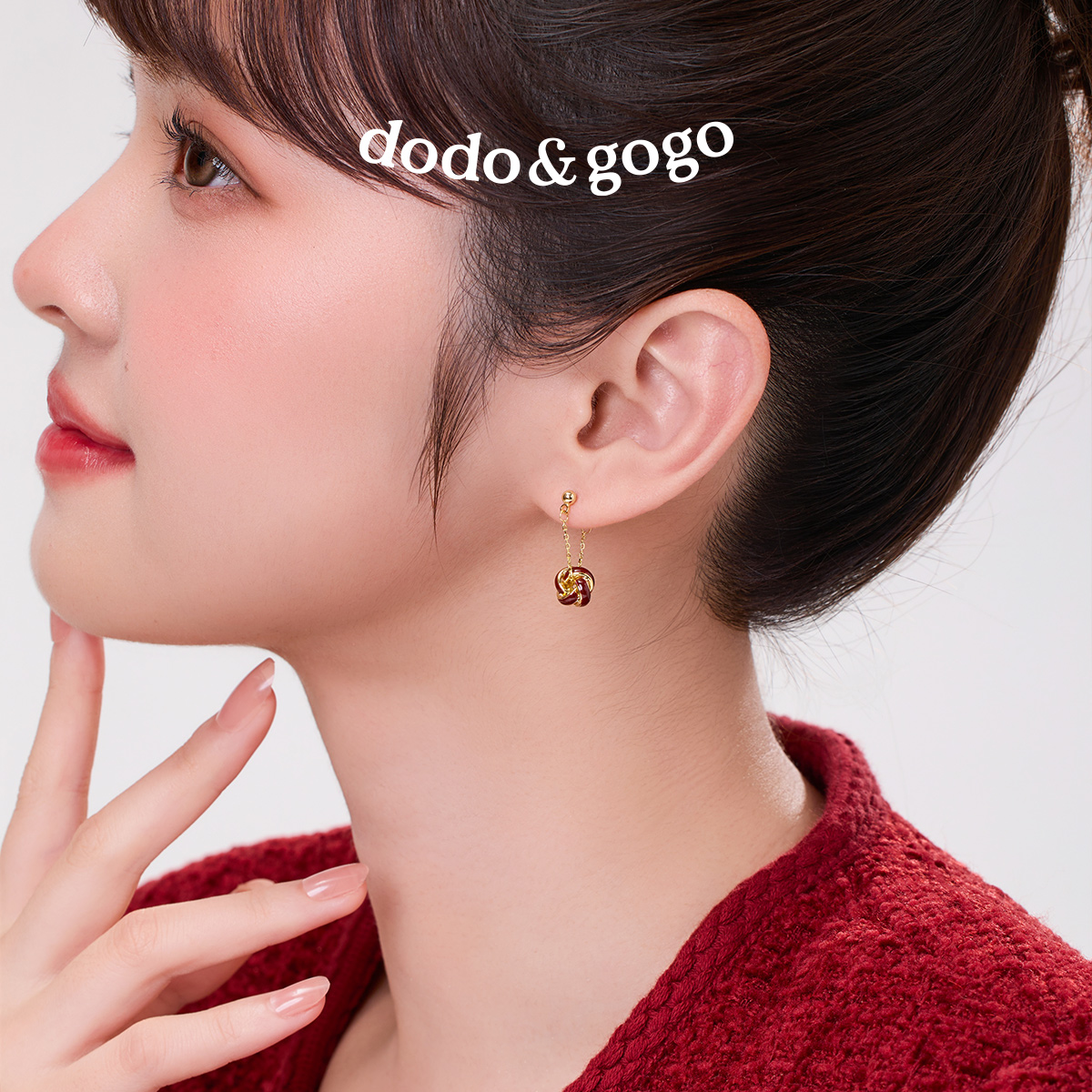 DODOGOGO港风耳环女轻奢秋冬耳钉