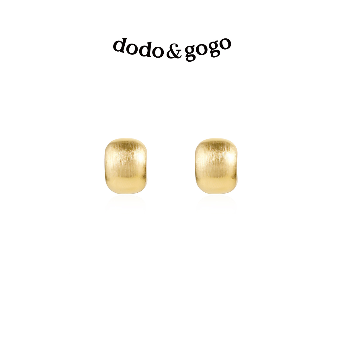 DODOGOGO拉丝哑光耳钉