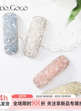 DODOGOGO气质发卡女时尚发夹高级感侧边夹刘海夹简约百搭BB夹