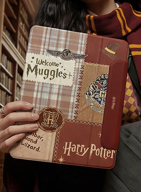 哈利波特ipadpro11保护壳带笔槽mini7红第十代oppopad5少女12.1磁吸双面夹可拆分air7亚克力2025复古3全包壳9