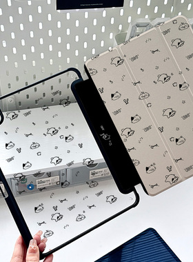 猫咪ipad第十代保护套亚克力mini7简约女小猫2025air7适用苹果平板ipad11代卡通pro11小米7小众oppopad2外壳