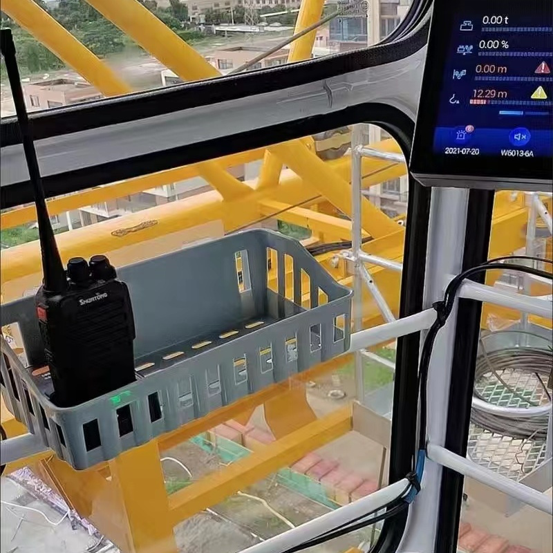 适用吊车实用储物挖机置物架挂篮收纳筐多功能挖掘机驾驶室储物盒