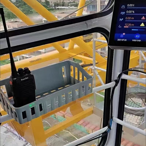 适用吊车实用储物挖机置物架挂篮收纳筐多功能挖掘机驾驶室储物盒