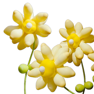 奶油葵气球花装饰品材料包DIY拍照餐厅摊位摄影基地氛围场景布置