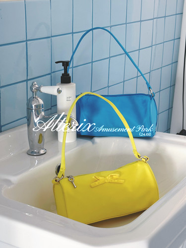 ALTERIX26SS·夏日彩色手提包女式斜挎单肩笔筒包