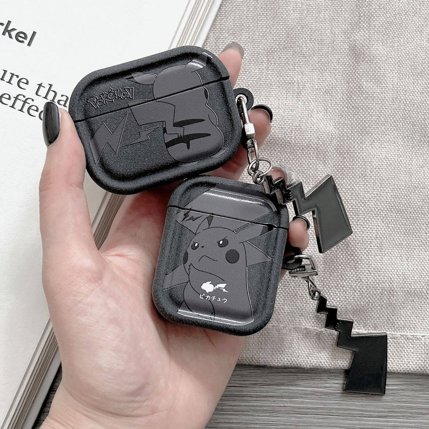 日系动漫宝可梦皮卡丘适用苹果耳机4代保护套airpods3蓝牙无