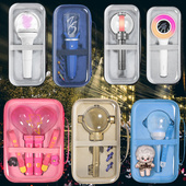 演唱会应援棒收纳包应援灯保护盒适用汪苏泷张杰王源鹿晗周深Babymonster周边手提袋手灯荧光棒收纳斜挎包