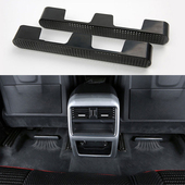 适用于奥迪Q6Q7Q8途锐座椅下出风口保护罩内饰改装 饰件 车内用品装