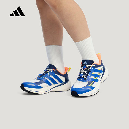 adidas阿迪达斯闪电镖畅跑版休闲运动鞋2026夏男大童跑步鞋KI5077