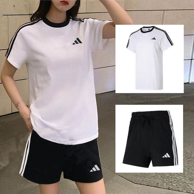 阿迪达斯套装女夏季新款