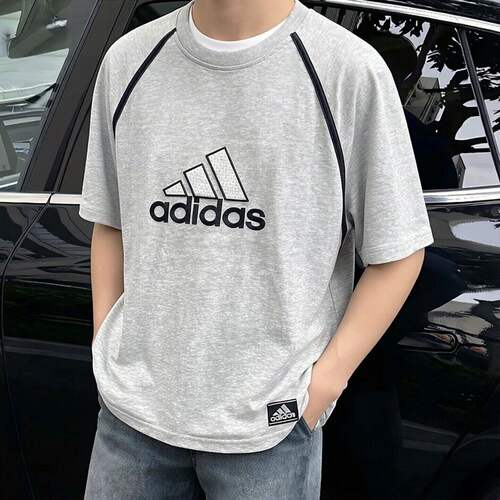 Adidas短袖男夏季新款宽