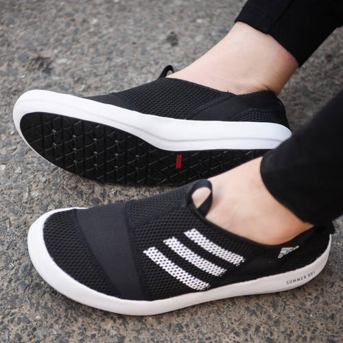 阿迪达斯Adidas男鞋正品夏季新款一脚蹬运动懒人鞋板鞋鞋子FU9246