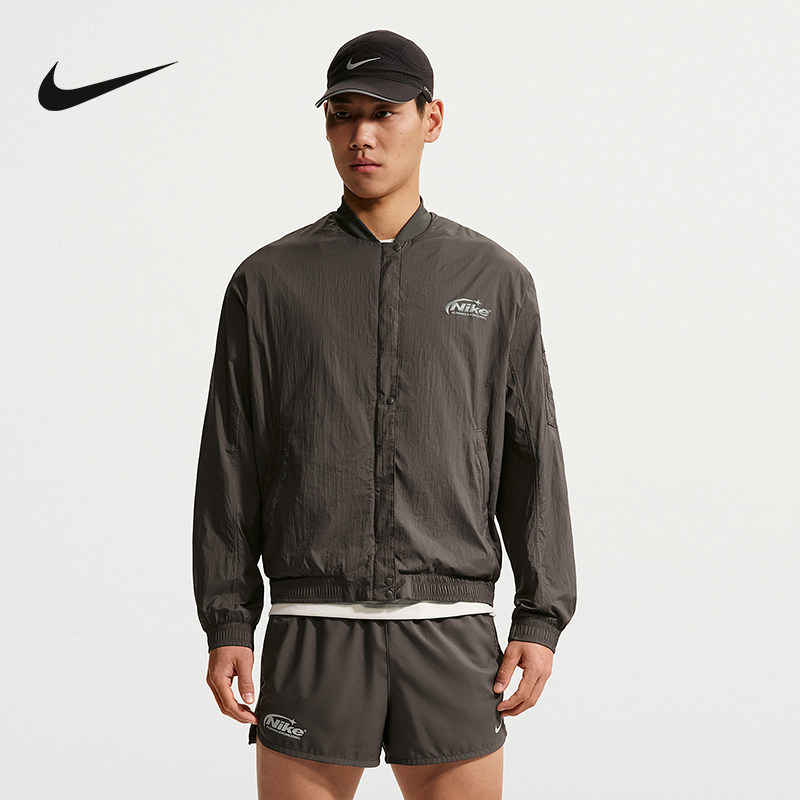 NIKE耐克夏季外套男子网眼透气跑步运动休闲梭织夹克 IO0549-254