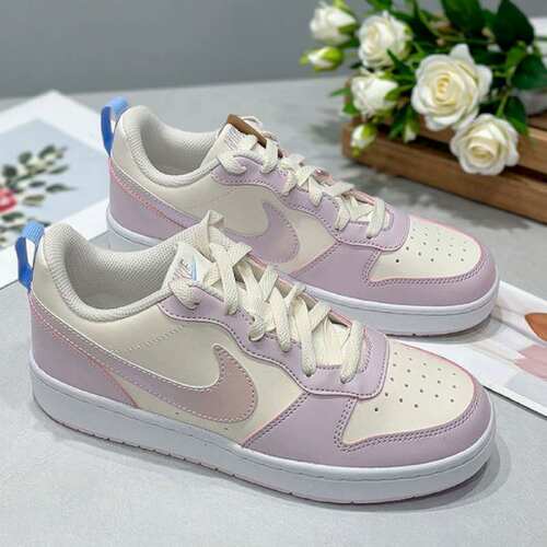Nike耐克大童鞋2026秋新款COURT香芋紫低帮休闲鞋板鞋IX5006-151