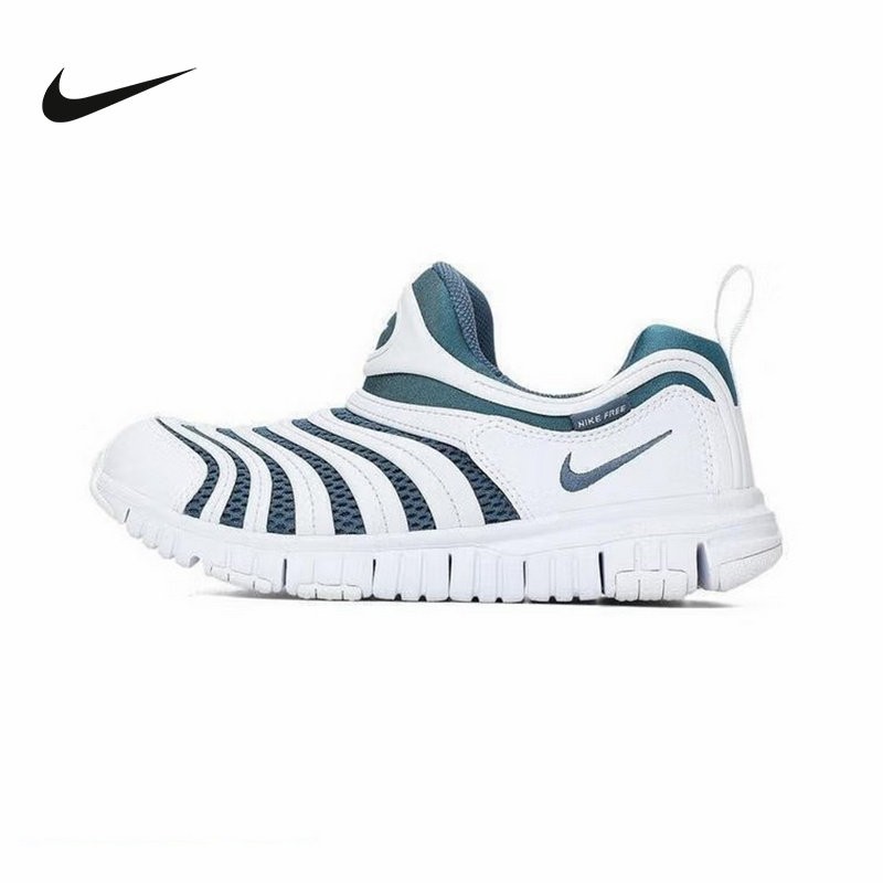 NIKE耐克男女童鞋夏季新款毛毛虫低帮透气一脚蹬休闲鞋IB7245-121