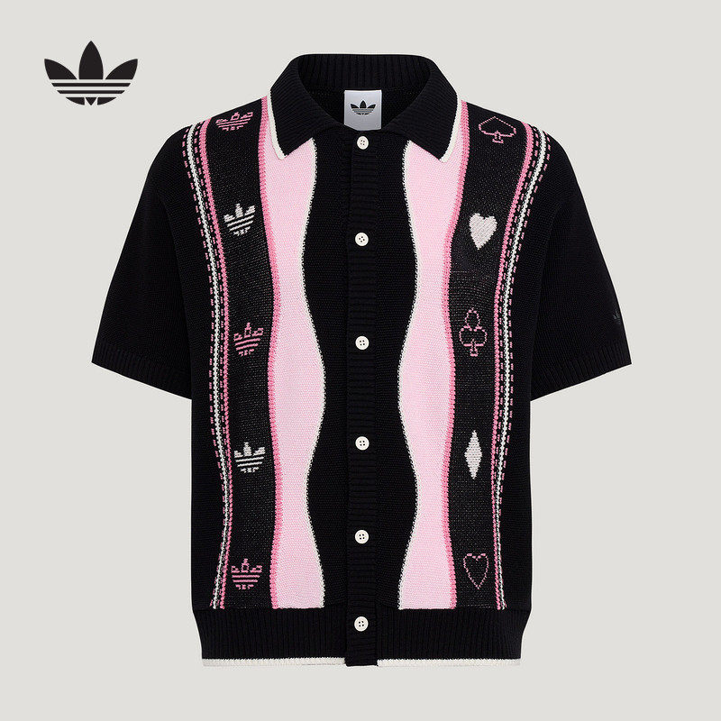 adidas阿迪达斯三叶草新品夏中性迪士尼联名款休闲针织开衫KY8309