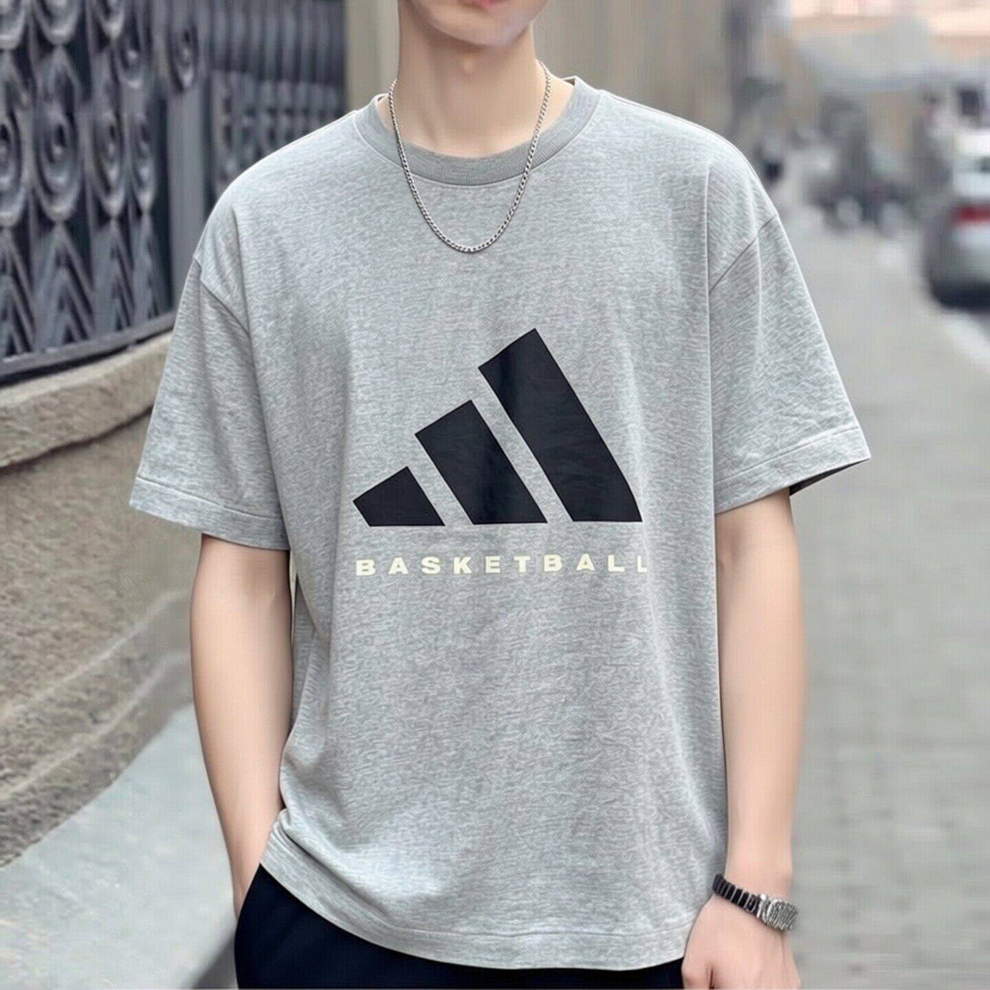 Adidas短袖男夏季新款宽
