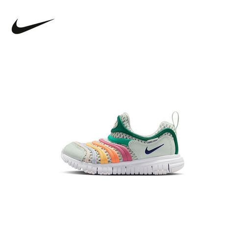 NIKE耐克童鞋毛毛虫鞋DYNAMO FREE网面透气休闲运动鞋IV0523-301