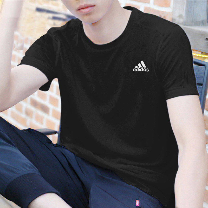Adidas短袖男2025夏季纯