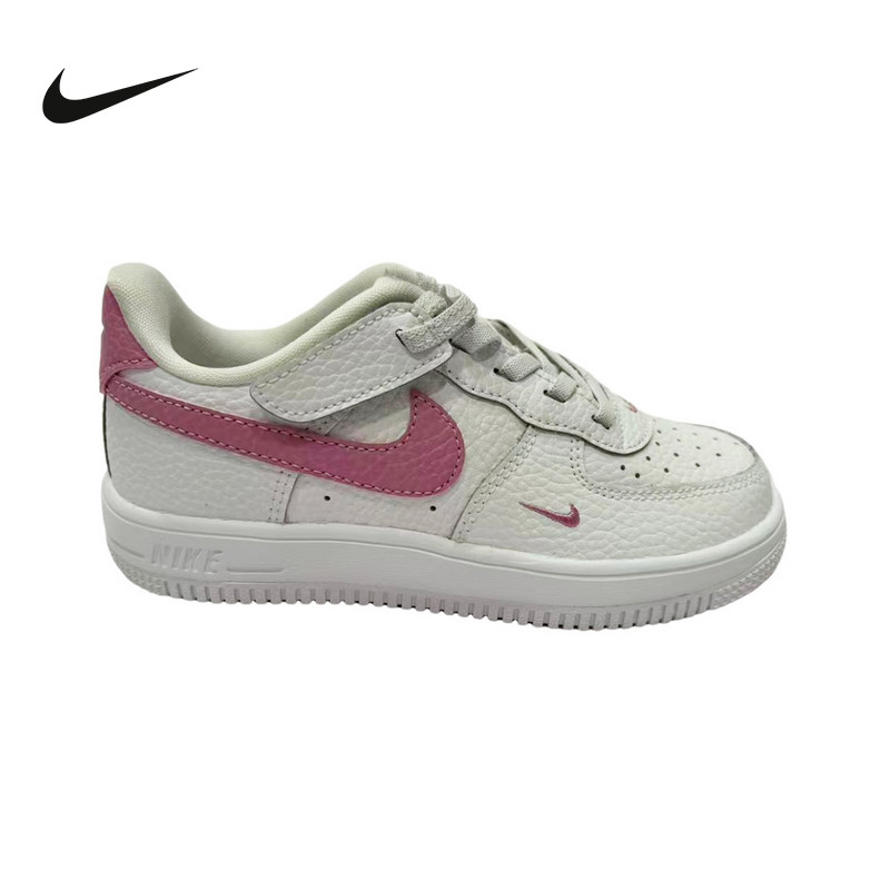 Nike耐克男女童低帮易穿脱运动鞋休闲小白鞋魔术贴板鞋IO7405-103