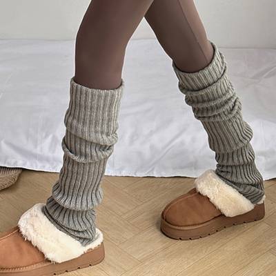 袜套女配雪地靴冬天保暖腿套Y2K