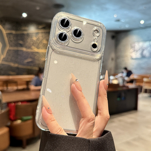 铂信适用苹果17promax手机壳iphone16保护套透明女15高级感13带镜头膜全包防摔14奢华 璀璨星河 2025新款