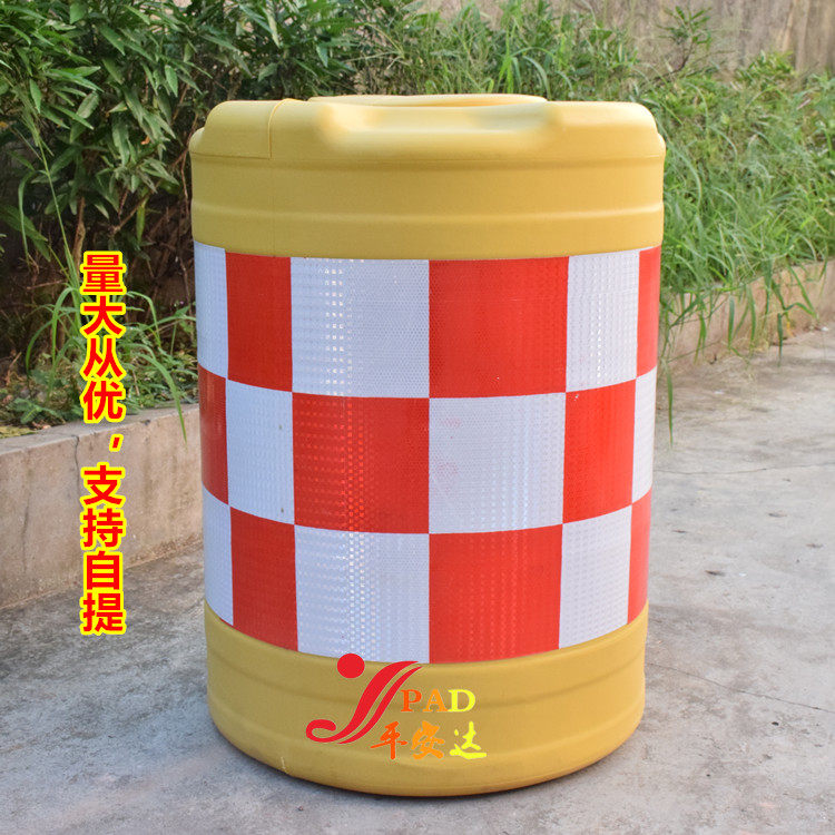 全新料防撞桶 加厚料防撞沙桶 隔离锥桶 滚塑吹塑防撞桶 注水水马