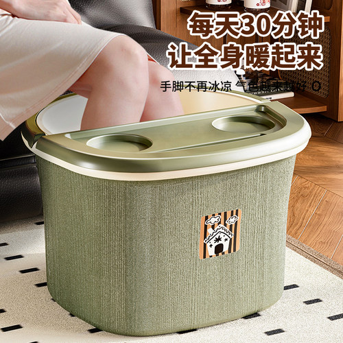 2025新款！三层加厚泡脚桶家用