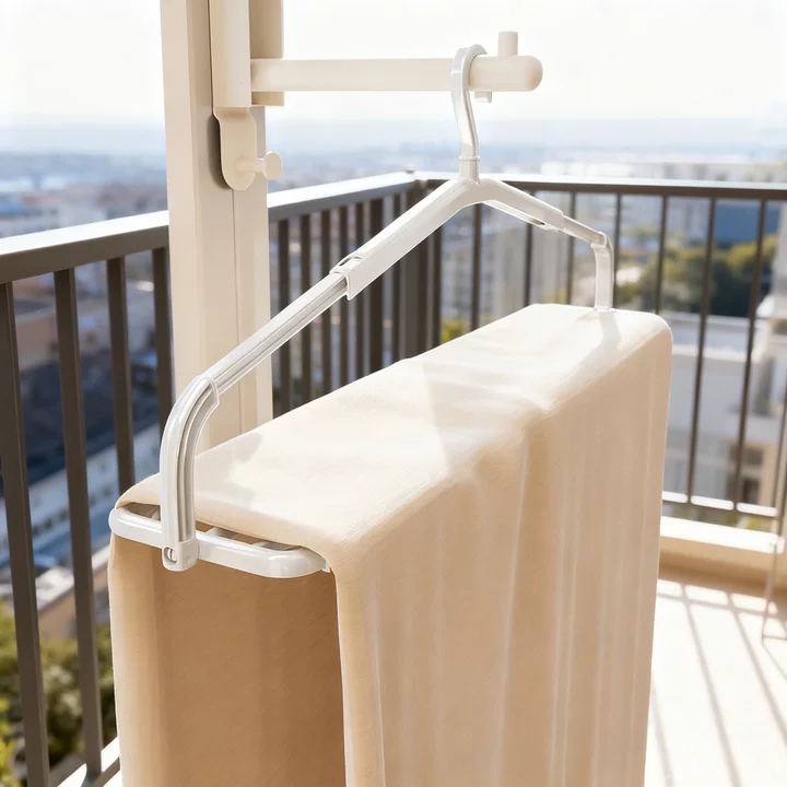 日本可伸缩晒被浴巾床单神器