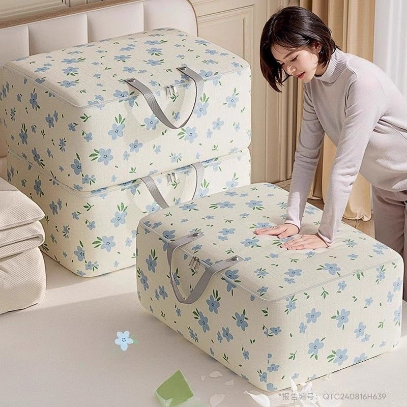 防潮防水行李袋牛津布加厚被收纳袋学生开学棉被大容量行李打包袋,收纳整理,被子防尘袋,淘宝优惠券,粉丝福利购,淘宝优惠卷