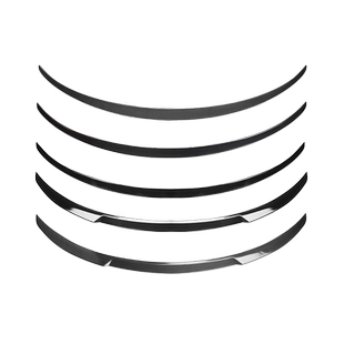 适用于特斯拉焕新版modely/3尾翼碳纤维纹高性能P版黑色包围配件