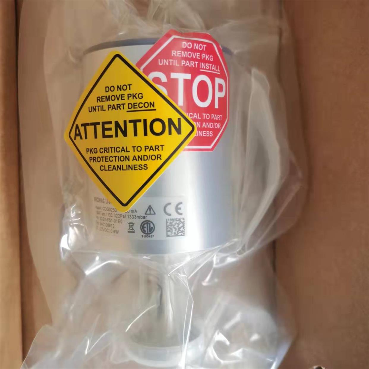 非实价议价议价全新9针1000Torr电容薄膜规CDG025D正品3CB1-F51-0