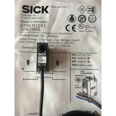 非实价议价议价议价全新原装德国西克SICK光电开关GTB6-N1241 GTB