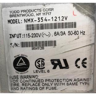 非实价议价议价询价NMX 1212V工业工控设备美国TODD开关电源6 354