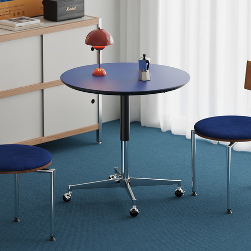 wotime可移动升降圆桌客厅茶几家用餐桌小户型阳台咖啡桌沙发边几