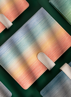 笔记本本子高颜值记事本加厚A5手账本精美简约考研日记本B5工作会议记录本简约大学生女ins风定制可印logo