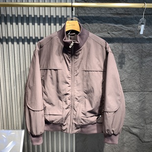 2025冬季新款男士休闲百搭棉服立领棉袄宽松工装短款夹克棉衣外套