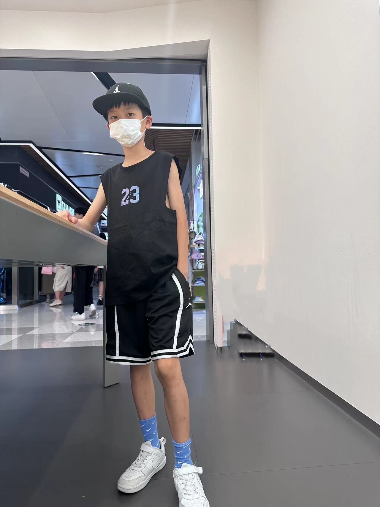 外贸男童儿童男孩童小中大童篮球运动薄纯棉背心透气排汗坎肩