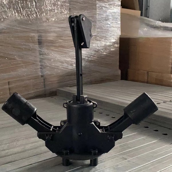 推拉负压风机排气排风扇排扇叶防水百叶推拉器尼龙塑料配件