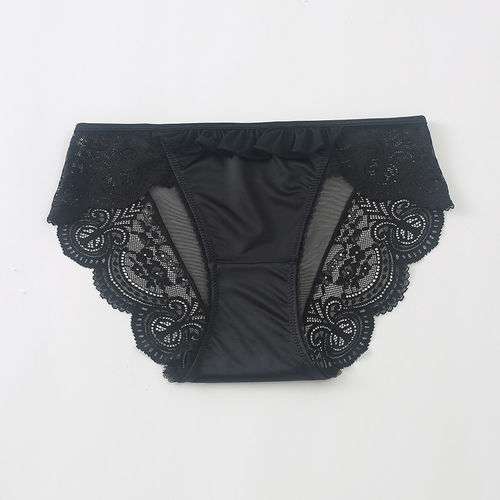 5条99元HONEYGIRL黑色花边蕾丝裤